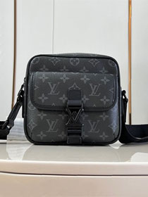 Louis vuitton original monogram eclipse getaway messenger bag M12518