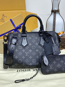 Louis vuitton original soft calfskin speedy P9 30 M21108 black