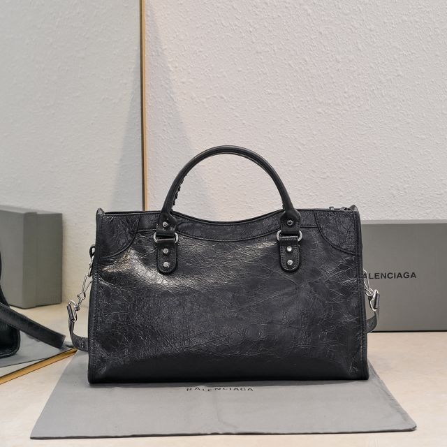 Balenciaga original lambskin le city medium bag 7977862 black