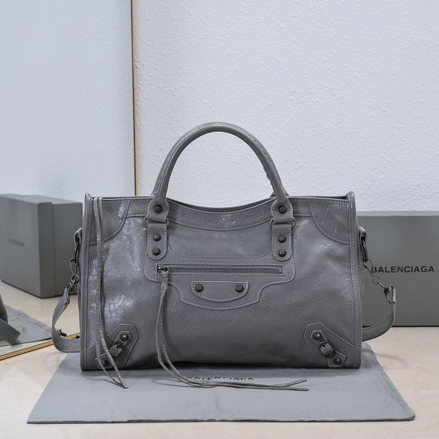 Balenciaga original lambskin le city medium bag 7977862 grey