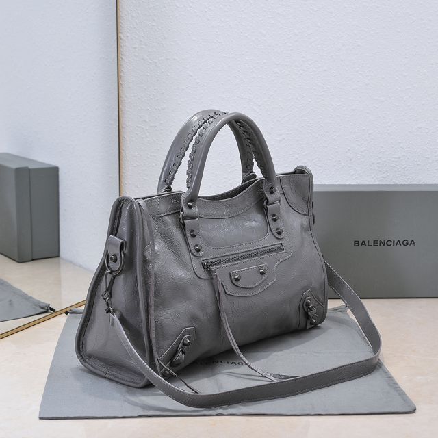 Balenciaga original lambskin le city medium bag 7977862 grey