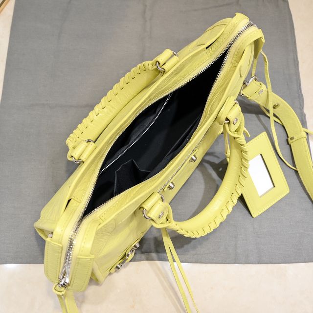 Balenciaga original lambskin le city small bag 8114422 yellow