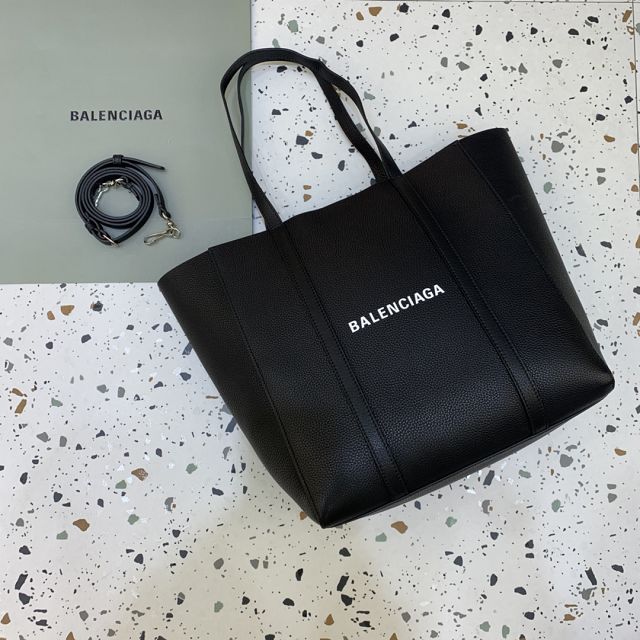 Balenciaga original calfskin everyday small tote bag 551812 black