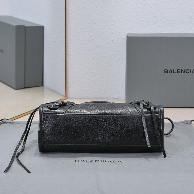 Balenciaga original lambskin le city mini bag 8063952 allblack