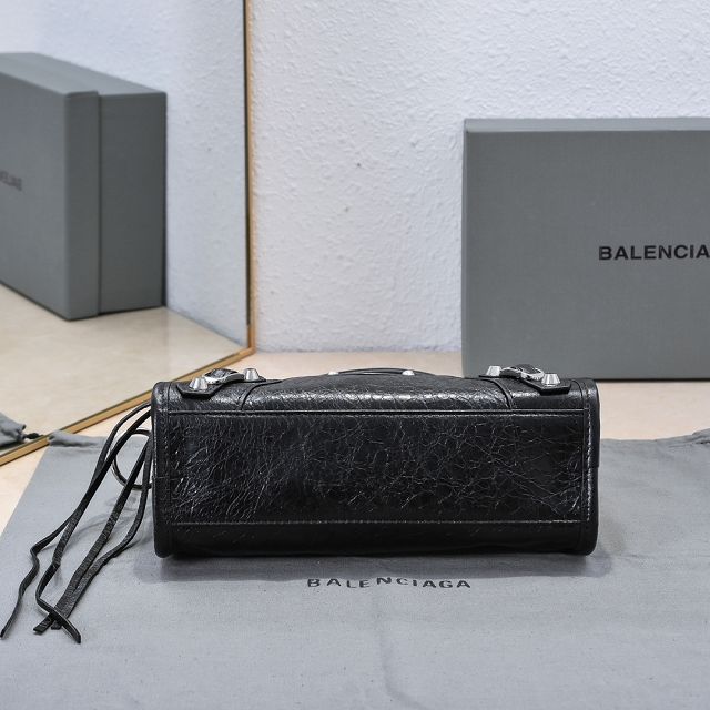 Balenciaga original lambskin le city mini bag 8063952 black