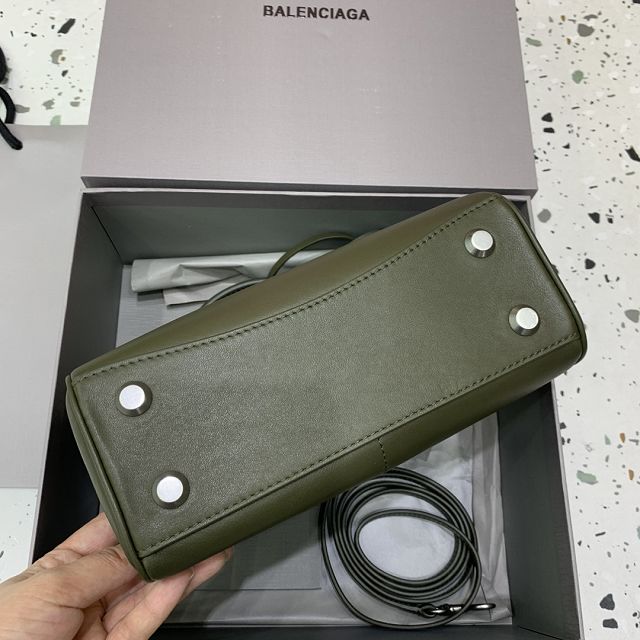 Balenciaga original calfskin rodeo mini handbag 7954562 green