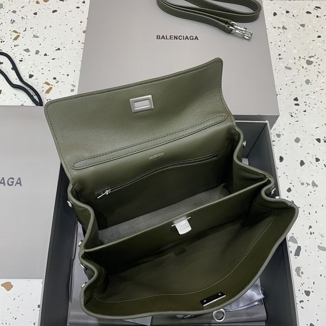 Balenciaga original calfskin rodeo small handbag 7897792 green