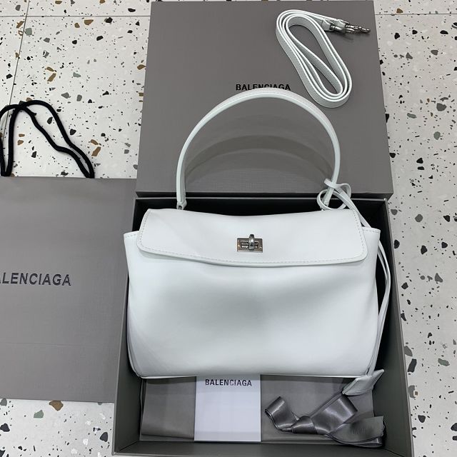 Balenciaga original calfskin rodeo small handbag 7897792 white