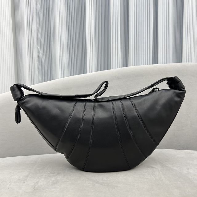 Lemaire original lambskin large croissant bag LL097 black 