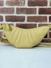 Lemaire original lambskin small croissant bag LL095 yellow