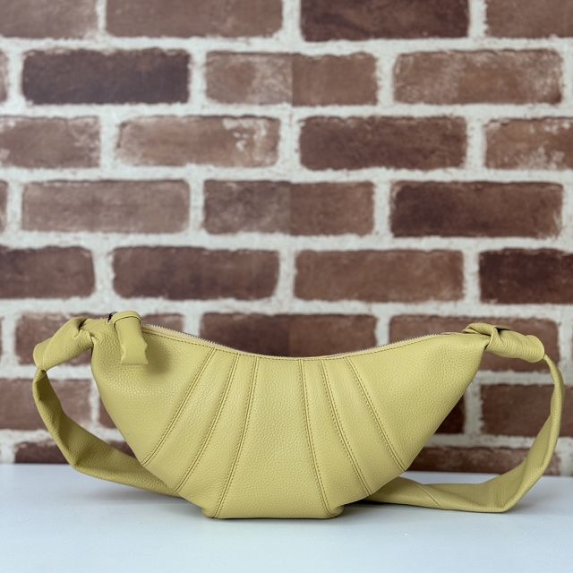 Lemaire original lambskin small croissant bag LL095 yellow