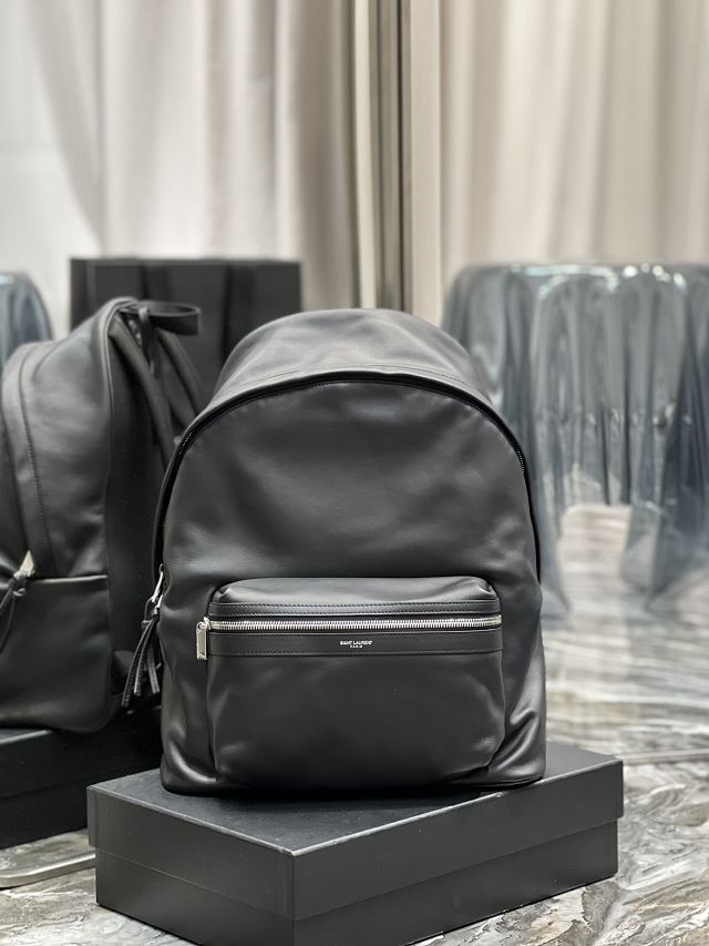 YSL original calfskin large city backpack 326865 black