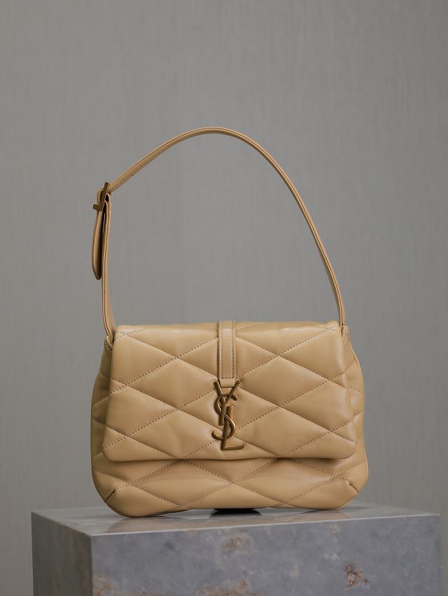 YSL original lambskin le 5A7 shoulder bag 698567 beige