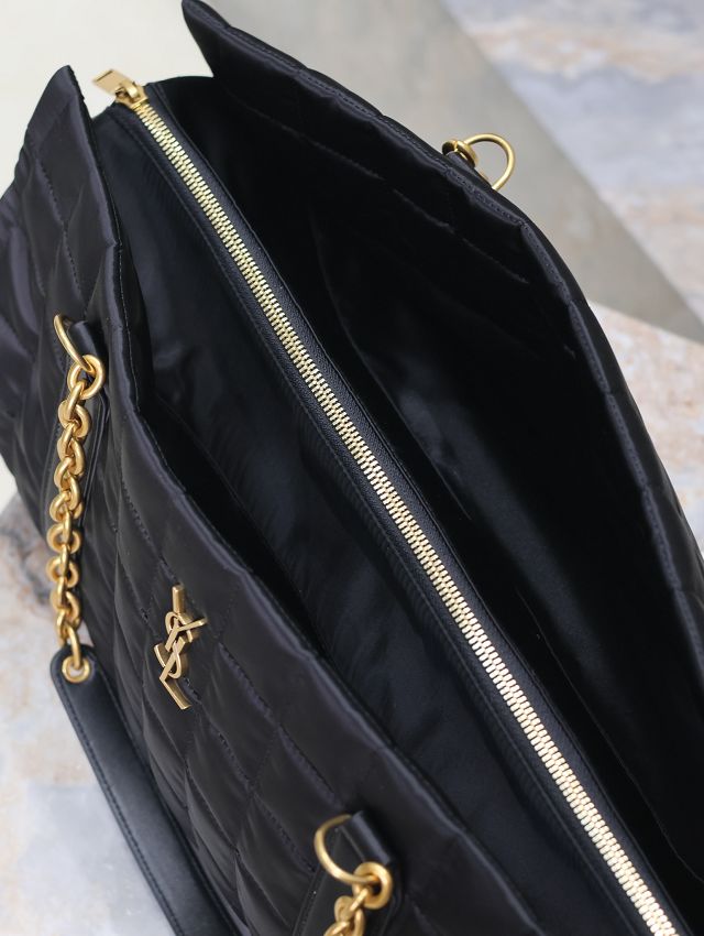 YSL original nylon gloria travel bag 757209 black