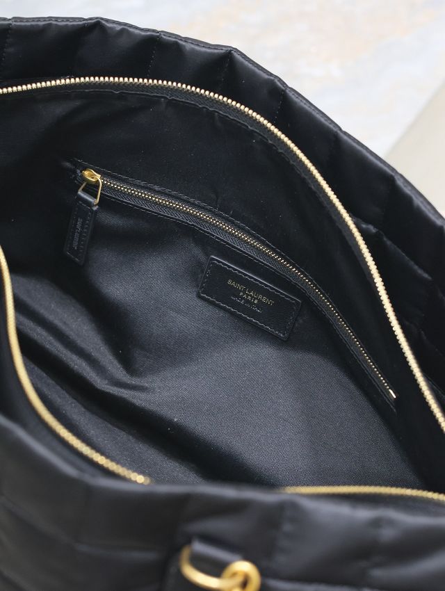 YSL original nylon gloria travel bag 757209 black