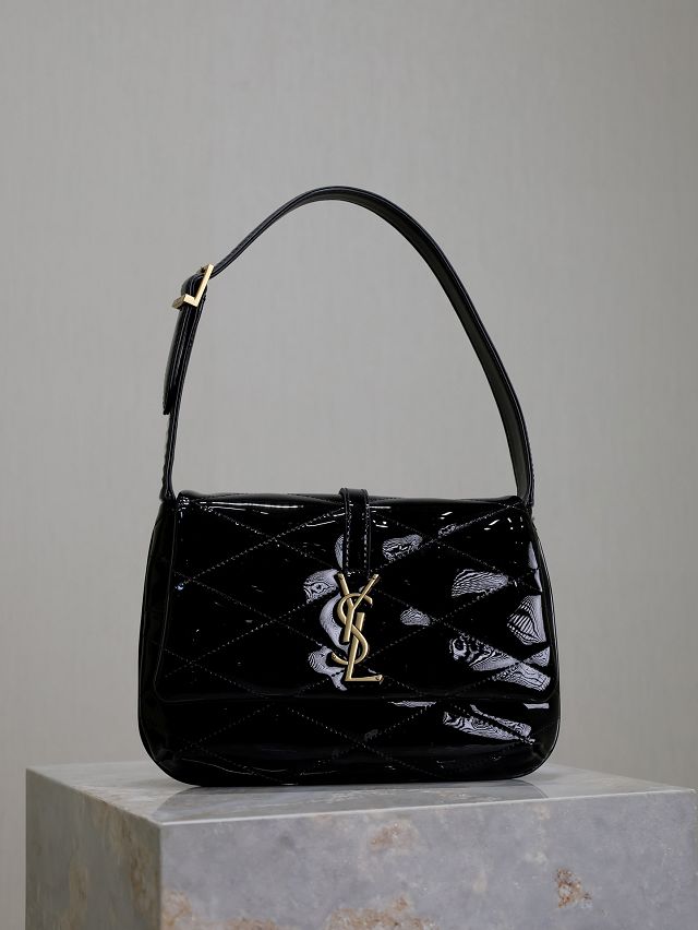 YSL original patent calfskin le 5A7 shoulder bag 698567 black