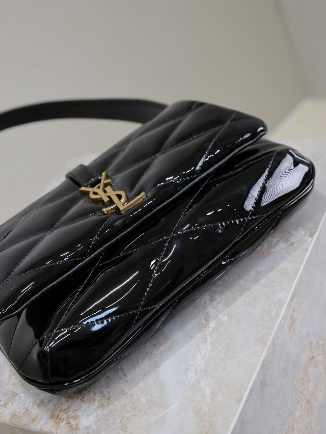 YSL original patent calfskin le 5A7 shoulder bag 698567 black