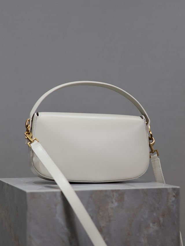 YSL original box calfskin voltaire bag 787671 white