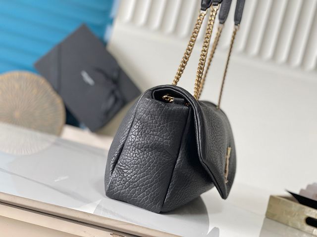 YSL original lambskin calypso large bag 777399 black