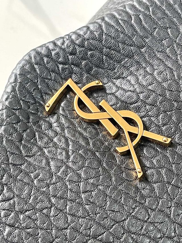 YSL original lambskin calypso large bag 777399 black