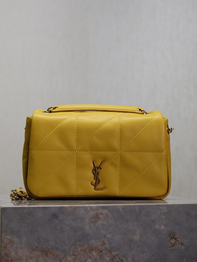 YSL original lambskin jamie 4.3 mini bag 766754 yellow