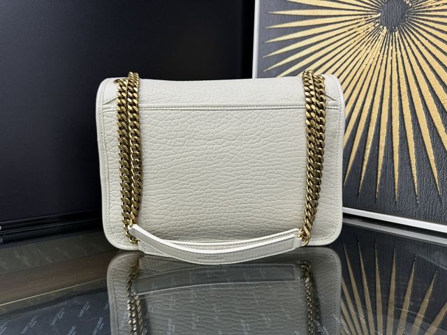 YSL original calfskin medium niki bag 633158 white