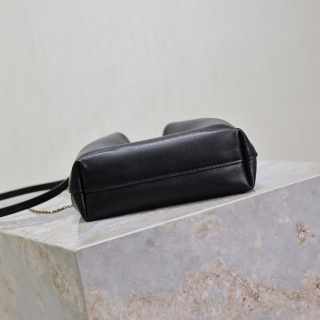 YSL original lambskin pouch 801070 black