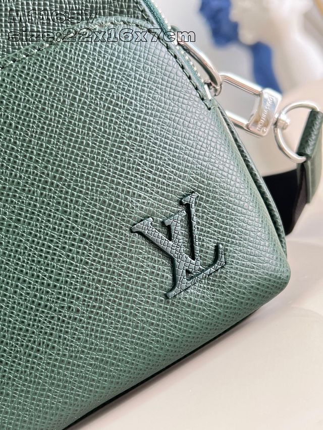 Louis vuitton original calfskin avenue messenger bag m11657 green