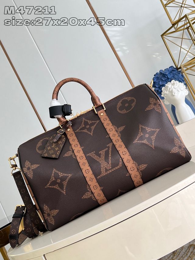 Louis vuitton original monogram canvas keepall 45 M47211