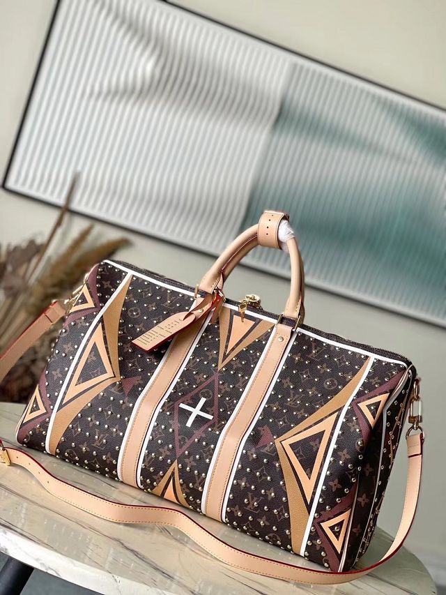 Louis vuitton original monogram canvas keepall 50 M11577 