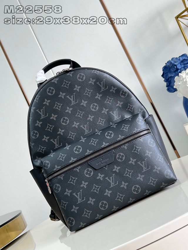 Louis vuitton original monogram eclipse discovery medium backpack M22558