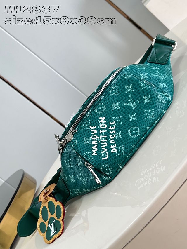 Louis vuitton original monogram canvas bumbag M12867 green