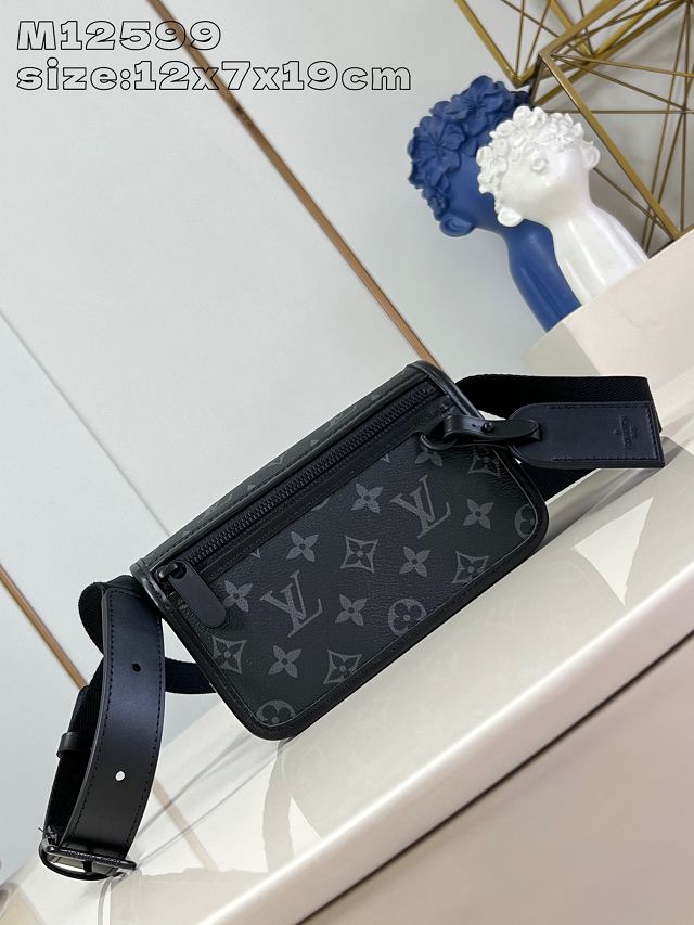 Louis vuitton original monogram eclipse bosphore wearable wallet M12599