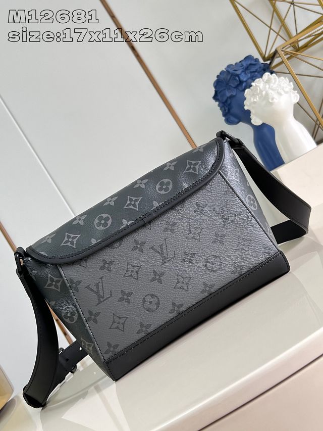 Louis vuitton original monogram eclipse pulse shoulder bag m12681 