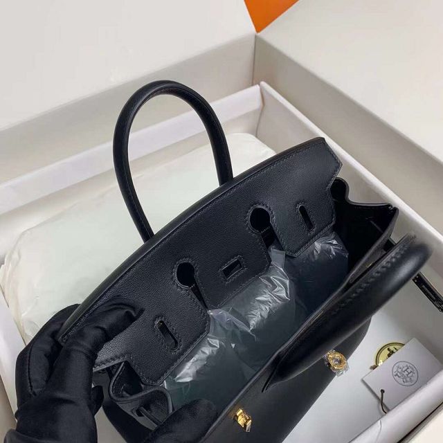 Hermes original swift leather birkin 30 bag H30-5 black