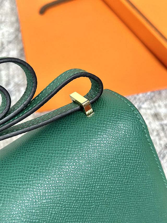 Hermes original epsom leather constance elan bag C024 malachite