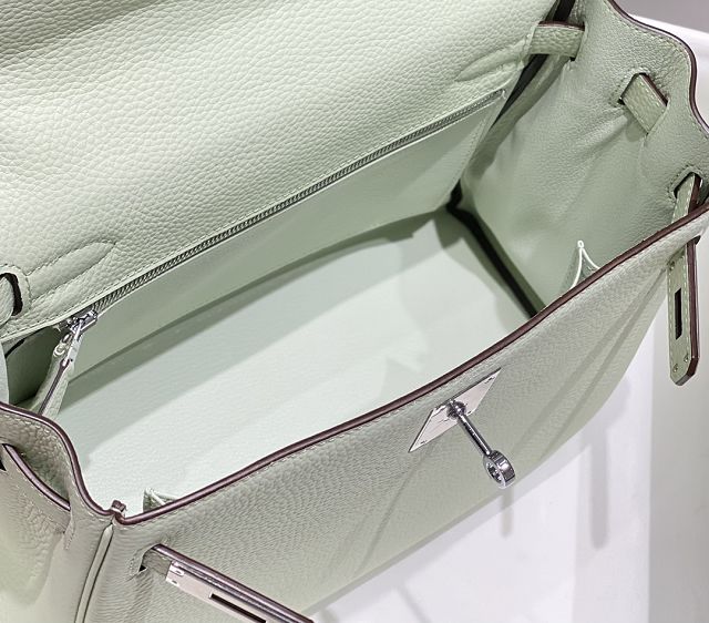 Hermes original togo leather kelly 25 bag K25 vert fizz