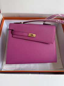 Hermes original epsom leather kelly sellier en desordre 20 KS0020 magnolia 