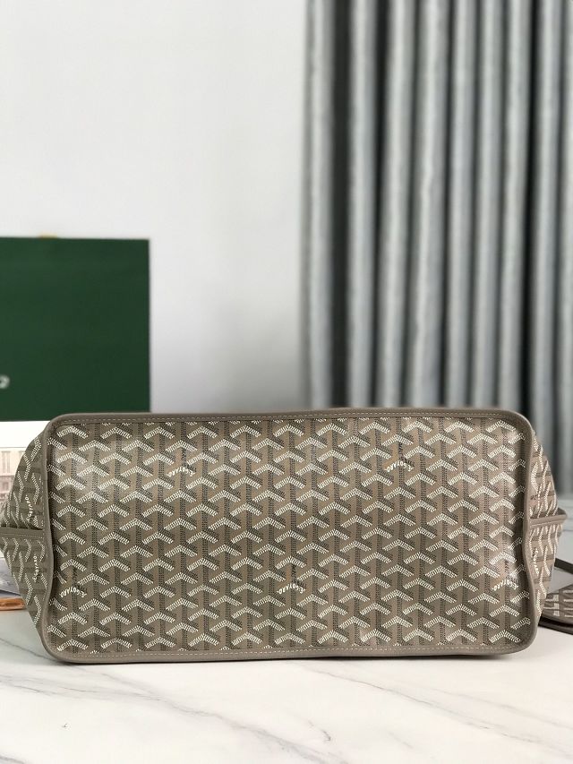 Goyard original calfskin&canvas reversible anjou GM bag GY0088 chai