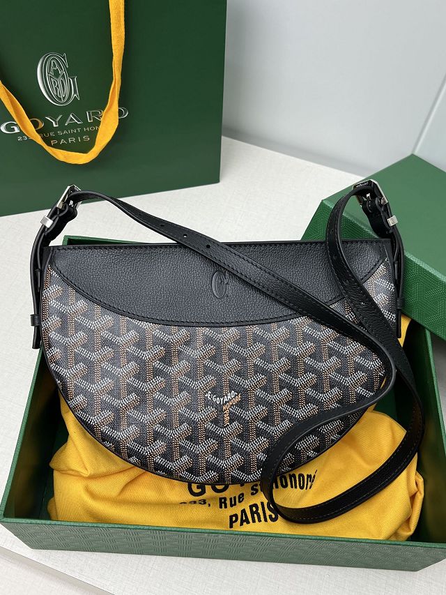 Goyard original canvas hirondelle bag GY0119 black