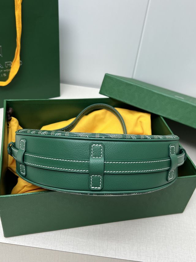 Goyard original canvas hirondelle bag GY0119 green