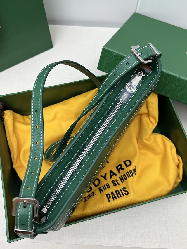 Goyard original canvas hirondelle bag GY0119 green