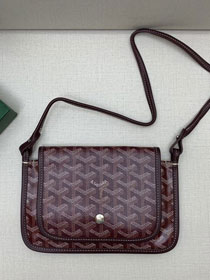 Goyard original canvas plumet pouch GY0010 burgundy