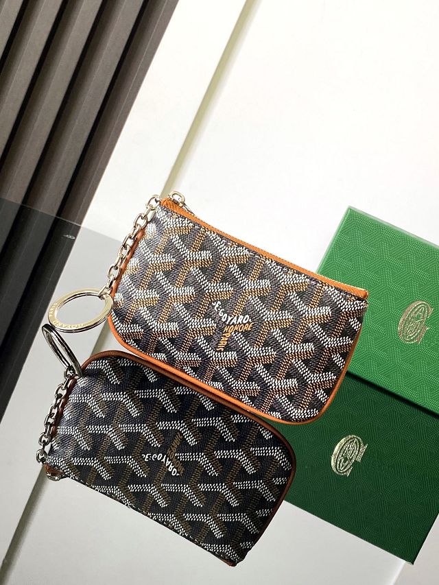 Goyard original canvas sesame coin purse GY0117