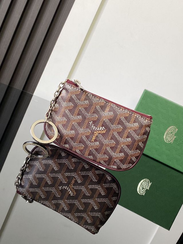 Goyard original canvas sesame coin purse GY0117