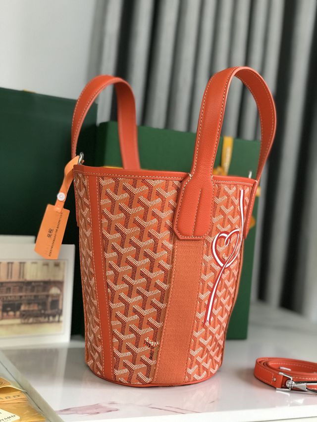 Goyard original canvas belharra small tote bag GY0115-2 orange