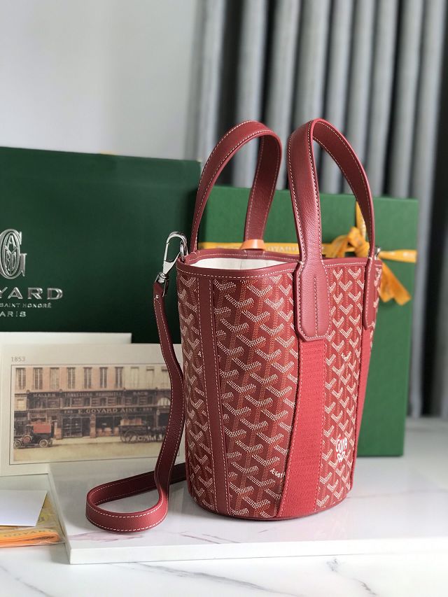 Goyard original canvas belharra small tote bag GY0115-2 red