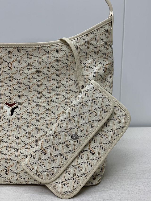 Goyard original canvas boheme hobo bag GY0094 sand