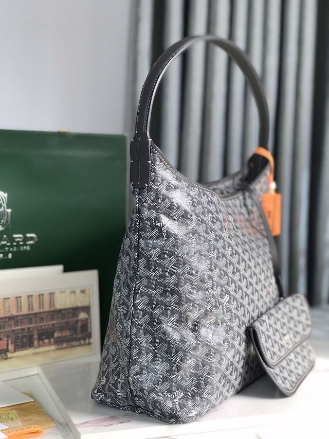 Goyard original canvas boheme hobo bag GY0094-2 grey