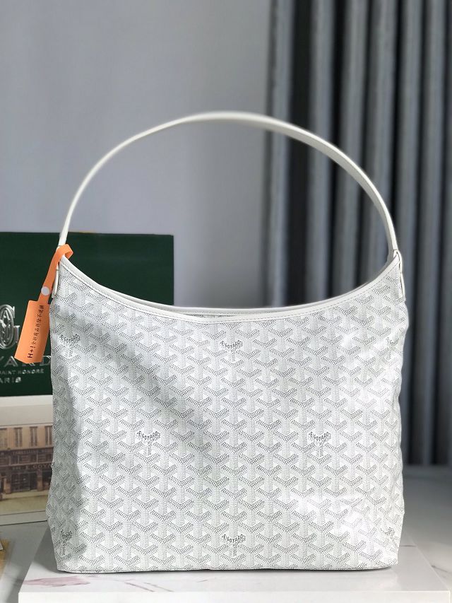 Goyard original canvas boheme hobo bag GY0094-2 white